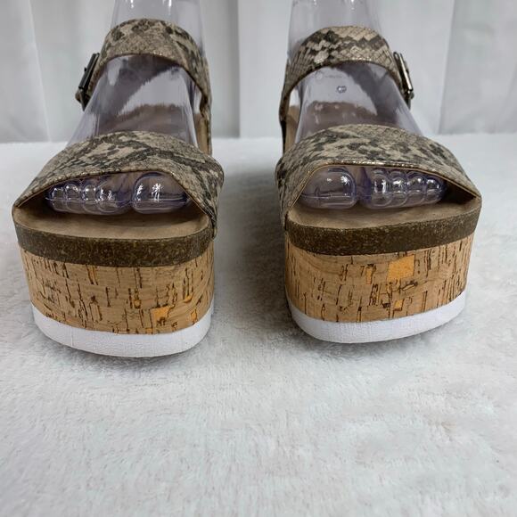 Dirty Laundry Dusk Palms Women's Platform Sandals Size 6.5/37 - Picture 3 of 9